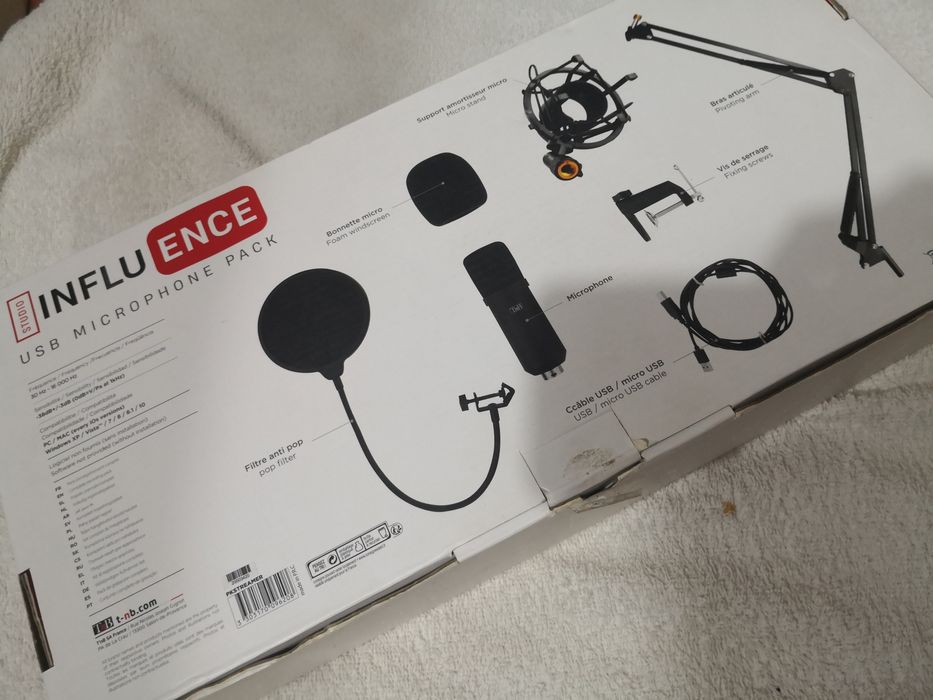 Streamer T'nB Influence USB Microphone Pack