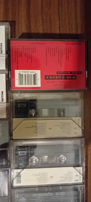 Cassetes de Música Grandes Êxitos Internacionais - Edições Top.