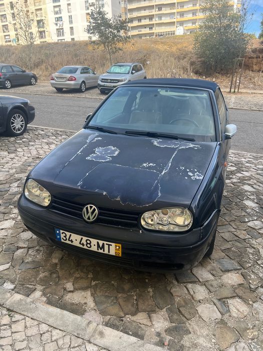 vw golf cabrio 1.6 para restauro