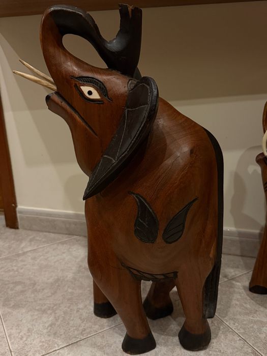 Handcrafted Wooden Elephant