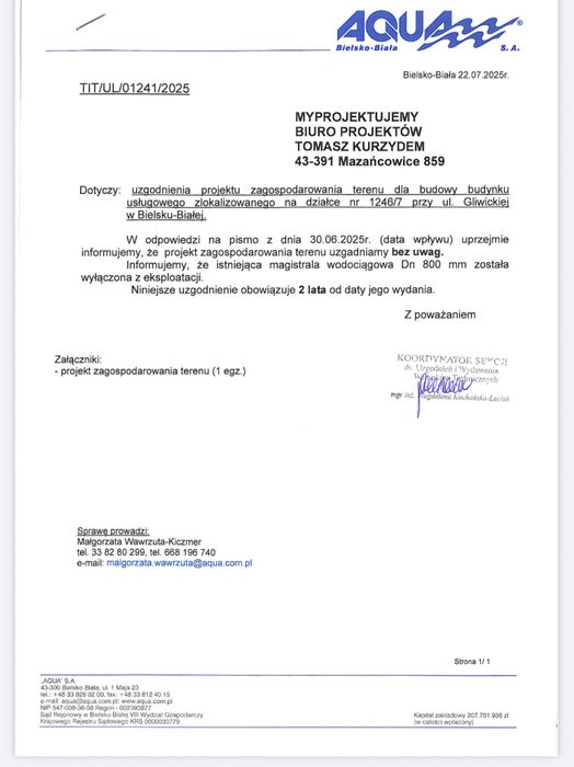 Dzialka Komorowice Krakowskie