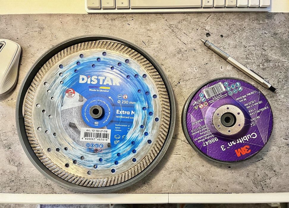 Кейс органайзер  для дисків  УШМ Болгарка 230/180/125/115/100/89/80/76