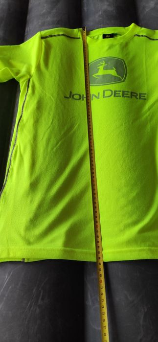 Koszulka męska John Deere t-shirt rozmiar s xs chłopięca neon USA org