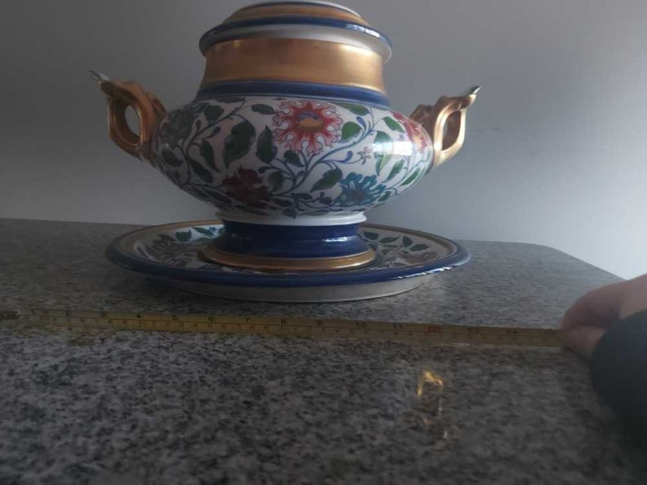 Terrina com Travessa – Cerâmica Miracoura