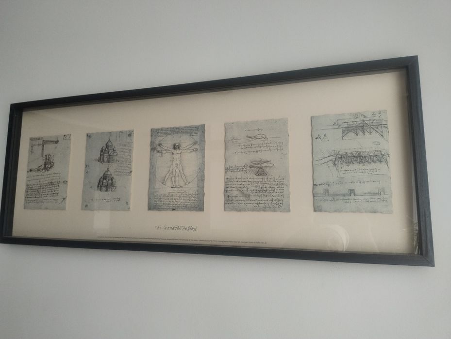 Leonardo da Vinci obraz Ikea
