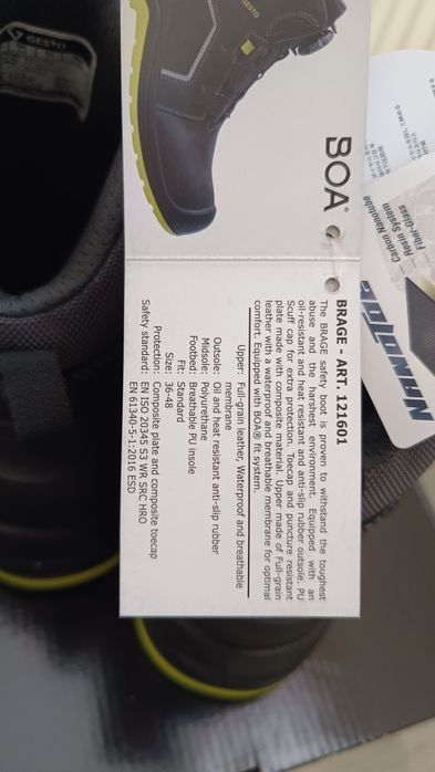 NOWE Profesjonalne Buty Robocze 44 wiosna/lato S3  BOA