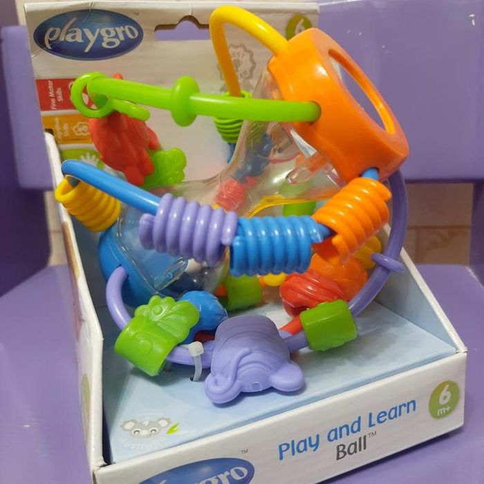новий мячик поиграйка playgro м'ячик пограйка
