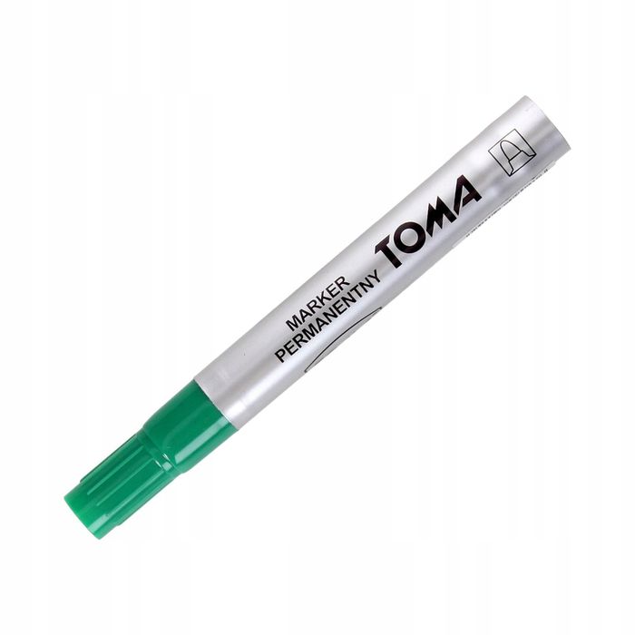 Marker permanentny okrągły Toma TO-090 ZIELONY green pisak flamaster m