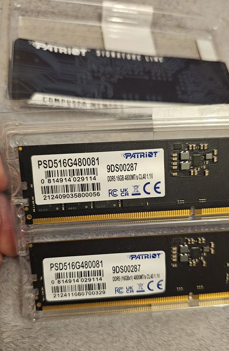 Оперативна пам'ять PATRIOT 32 GB (2x16GB) DDR5 4800 MHz