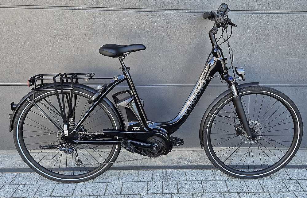 Jak nowy! PIAGGIO WIBIKE Shimao Deore Hydraulika GPS rower elektryczny