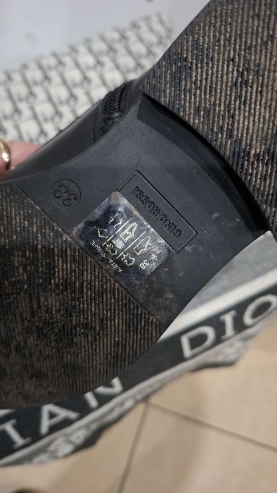 botki skórzane gino rosi 38 wkładka 24,5