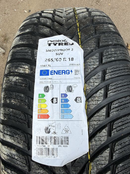 Шини Nokian snowproof 2 suv 265 60 r18 114h xl