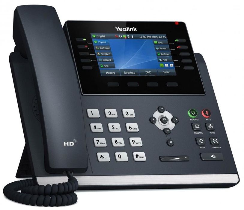 Telefone ip sip - t46u (cinzento) - yealink