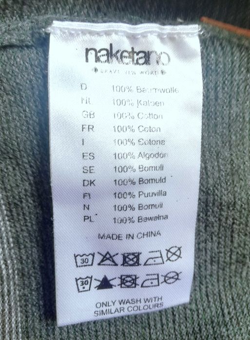 Sweter bluza Naketano r. XL