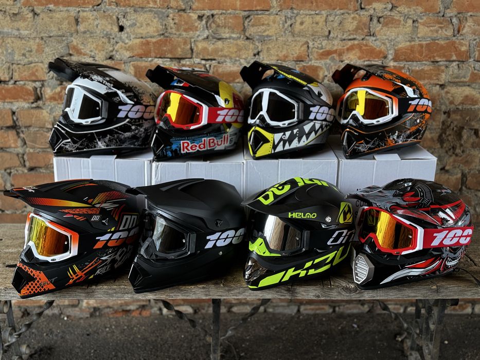 Мото шлем эндуро кроссовый мото шолом