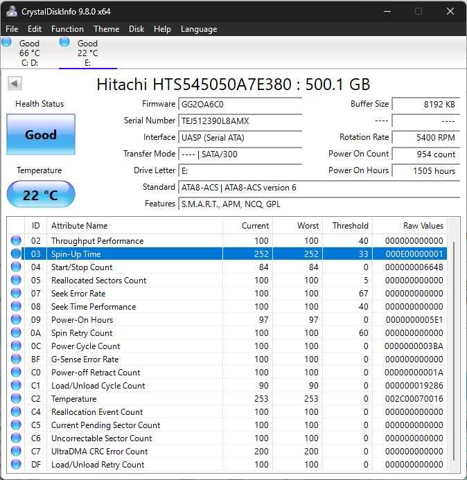 Disco Rígido 500GB Hitachi Z5K500 2.5" Slim (7mm) SATA