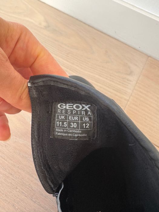 Botas de couro Geox para menina