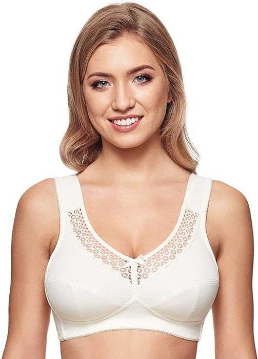 Damski Biustonosz SUSA 80B Szampański Bez Fiszbin Standard BH