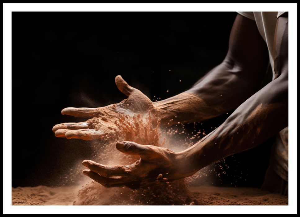 Plakat 100x70cm Taniec Ziemi