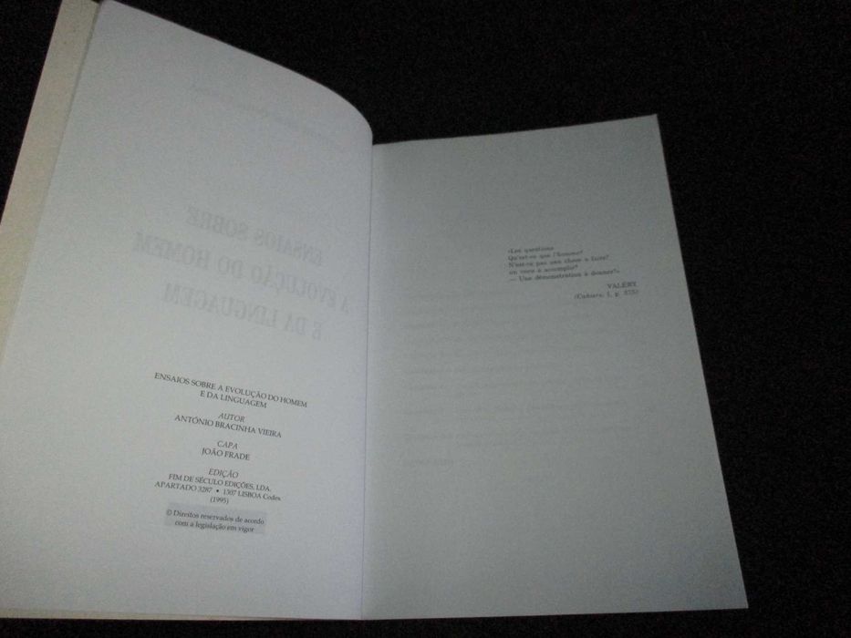 Livro Ensaios sobre a Evolução do Homem e da Linguagem António Bracinha Vieira