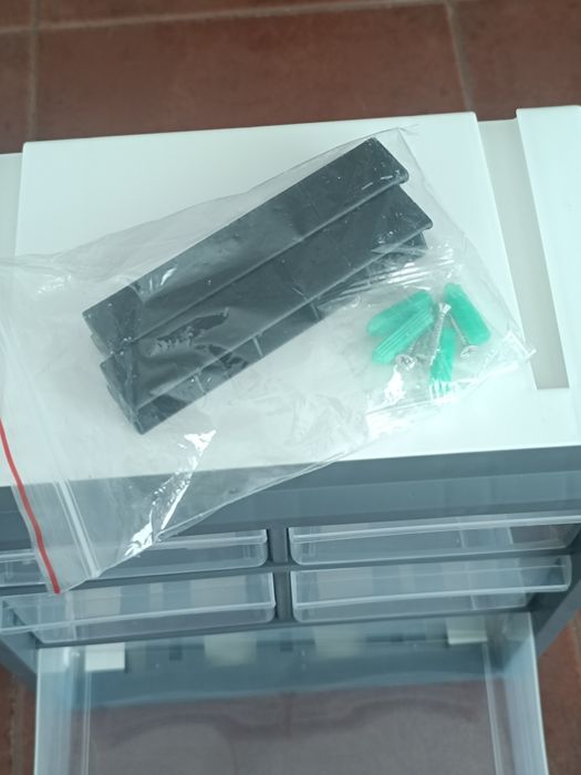 Caixa organizadora com gavetas de plástico(Novo)