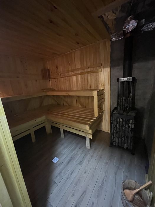 Чан джакузі сауна на дровах