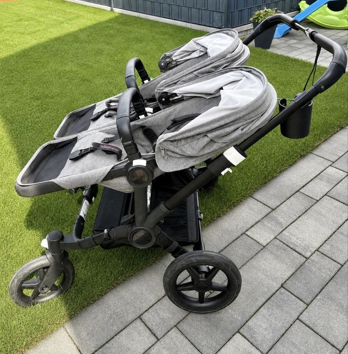 Bugaboo donkey kompletny wózek dla blizniąt