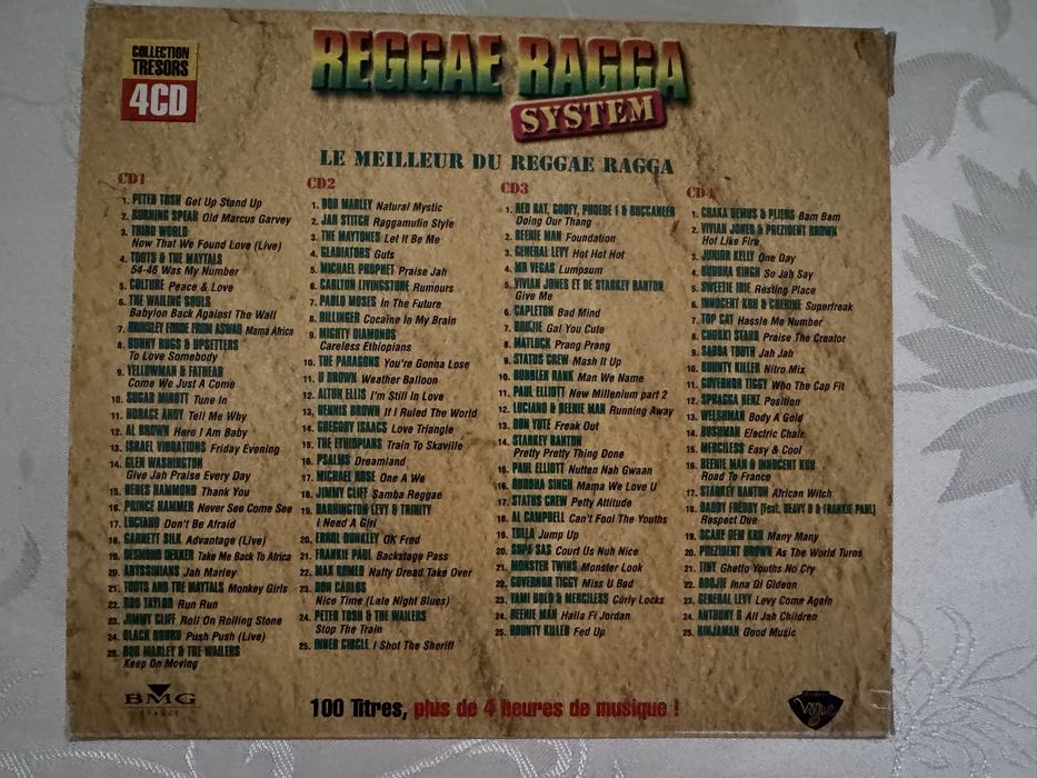 Zestaw płyt REGGAE RAGGA 4CD