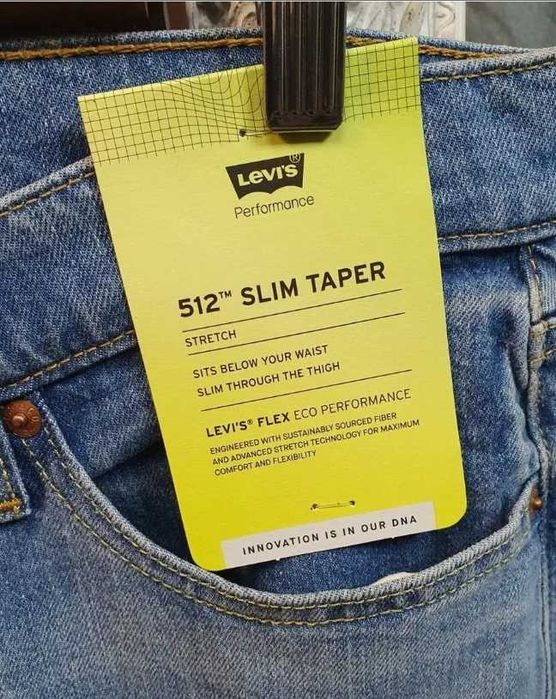 Джинси Levis 512 оригінал W30 L32