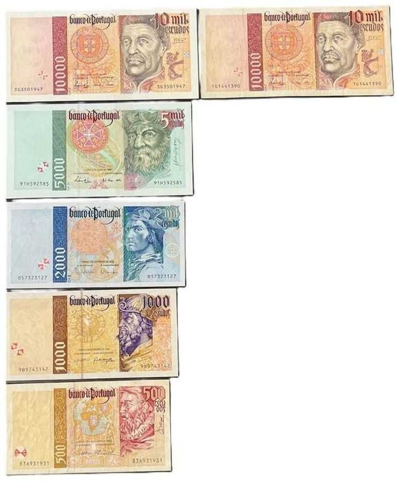 Notas Antigas Portuguesas