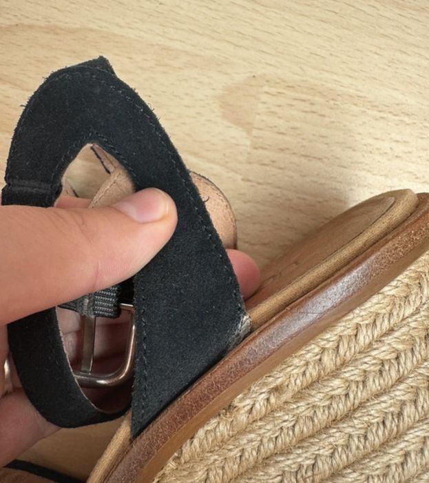 Sandały na obcasie UGG w stanie  dobrym rozmiar 39,5