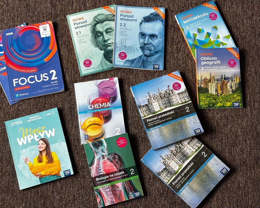 książki do liceum 1-2-3 klasy