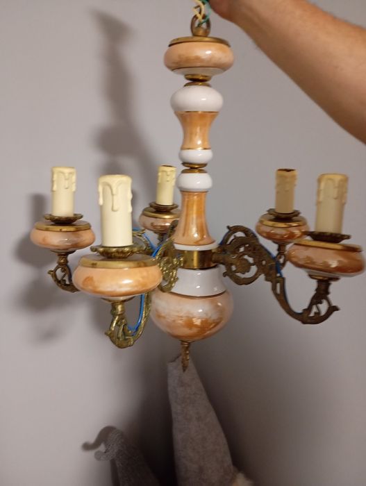 Люстра латунная. СССР