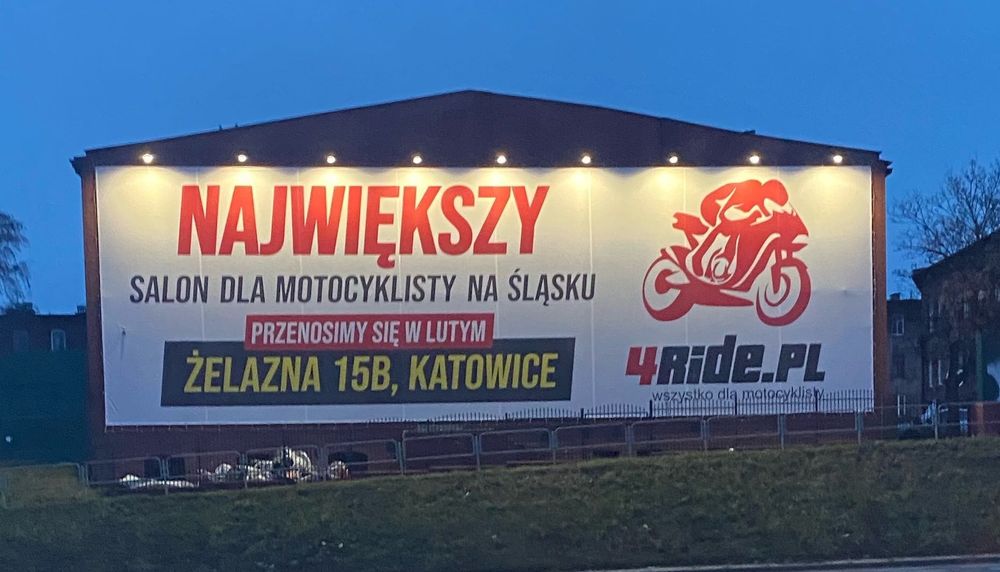 Miejsce na Twoją reklamę - banner reklamowy - Katowice 200 mkw