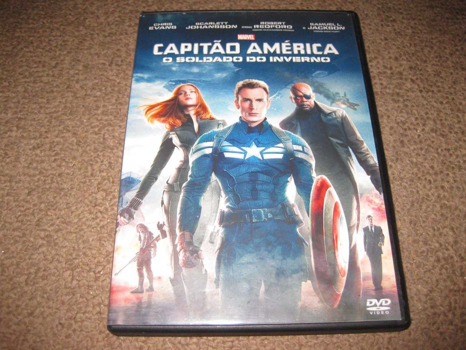 DVD "Capitão América: O Soldado do Inverno" com Chris Evans