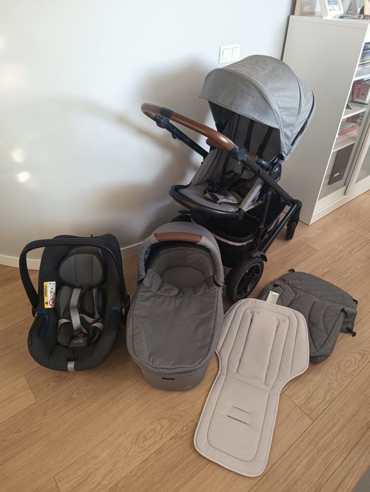 Britax Romer Smile III 3w1 Frost Grey – gondola + spacerówka + fotelik