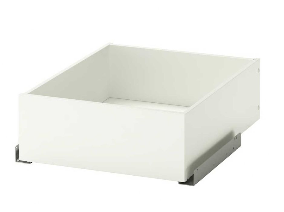 Biała szuflada Komplement Ikea 50 cm 58 cm
