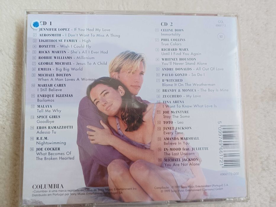 Coletânea de 2 CD de Música Romântica