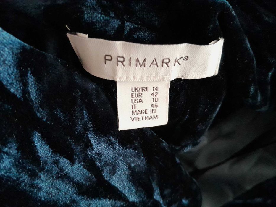 żakiet/ marynarka welur/aksamit PRIMARK 14/42 WYMIARY!