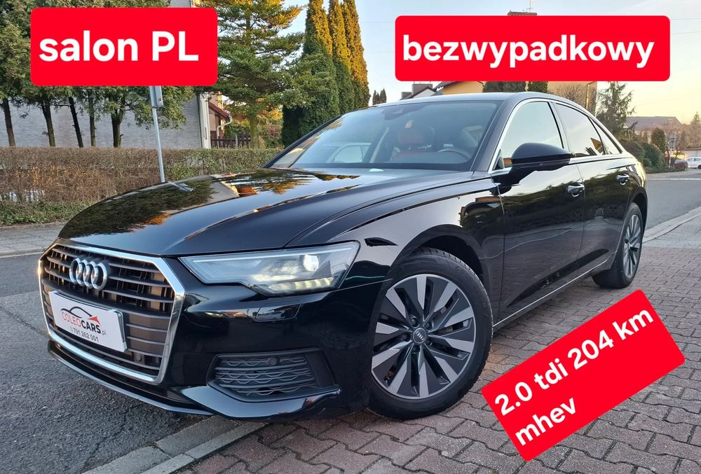 Audi A6 Limousine 2.0 tdi 204 km mHEV/salon PL/FullLED/skóra/bezwypadkowy/TOP