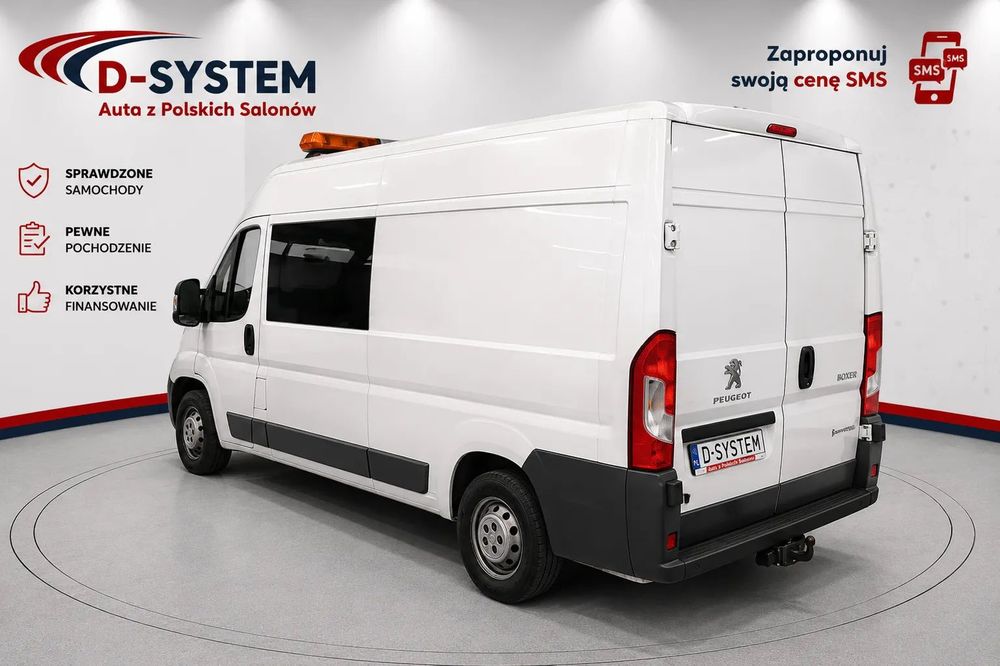 Peugeot BOXER  18r LONG Furgon Brygadówka 6osobowy Boxer rezerwacja