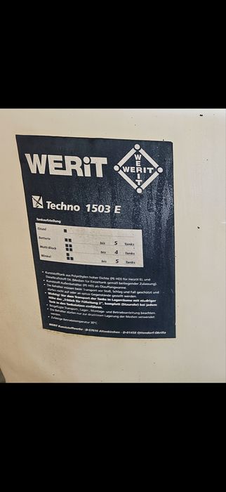 WERIT Techno 1503 E 1500L Zbiornik na Olej Opałowy PE-HD Niemiecki