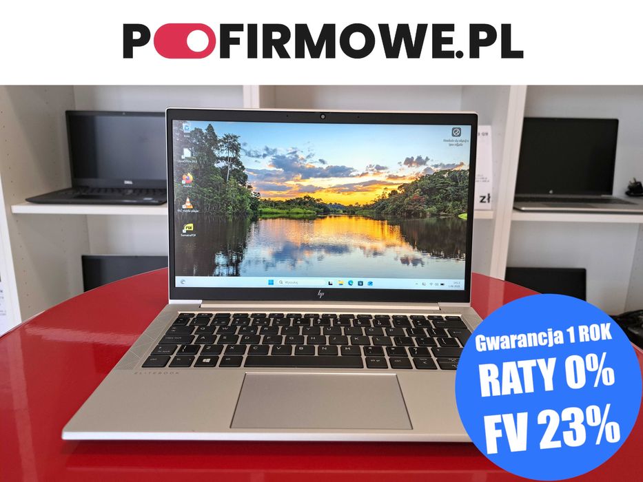 A-Klasa UltraBook 13" Laptop HP Elitebook 835 G7 Ryzne 3 Pro 16GB/256SSD Win11 FullHD IPS HDMI Kamera Gwarancja 12mc Faktura 23% PoFirmowe,pl