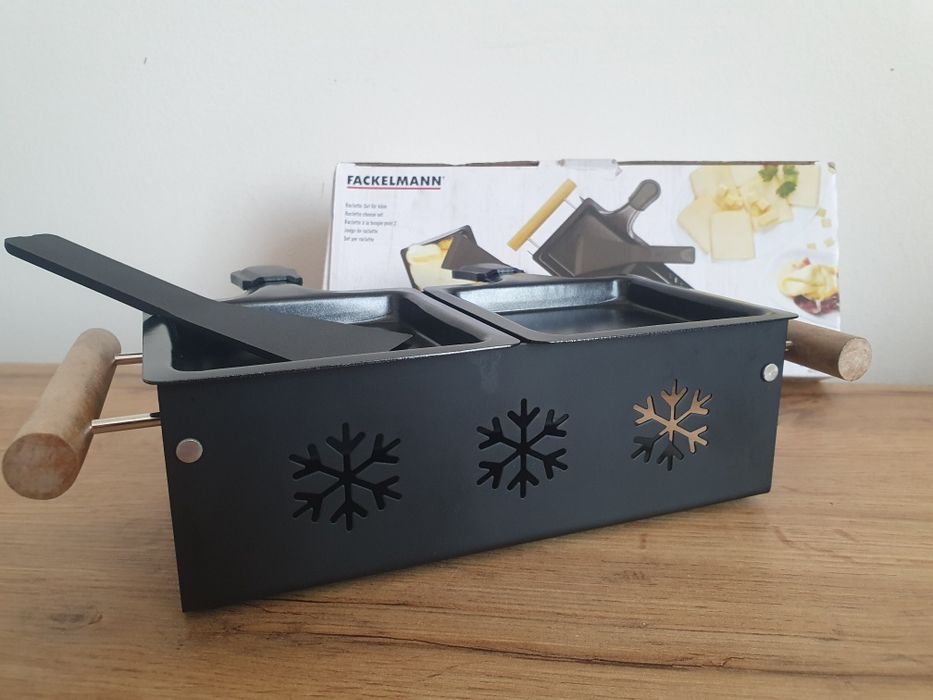 Zestaw do Raclette do zapiekania sera dla 2 osób Fackelmann