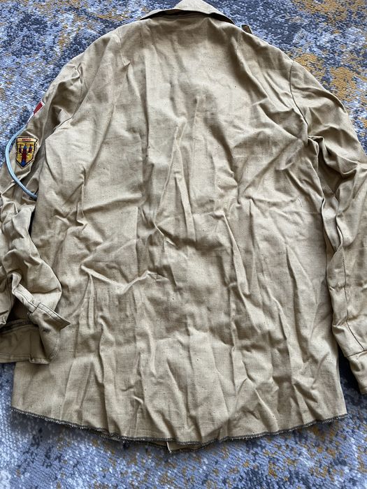 Mundurek koszula harcerski pas z lat 70-80 PRL