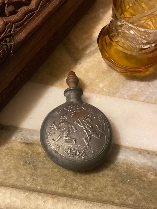 Snuff Bottle Frasco Rapé França séc XIX 6 cm