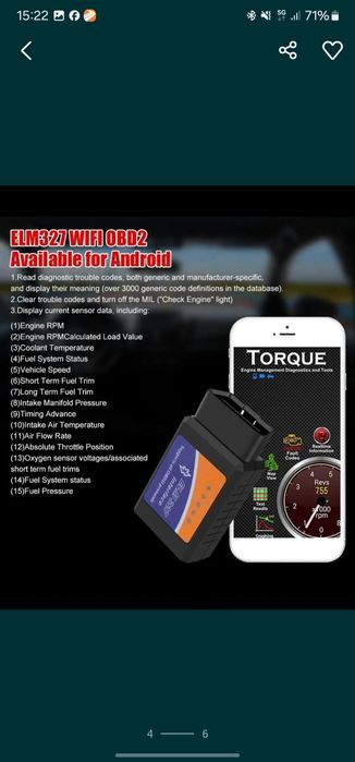 OBD2 Scanner for Android, IOS in Box64553239513218121