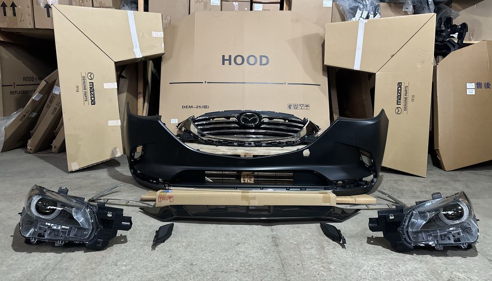 Бампер передній Mazda cx-9 2017-2024