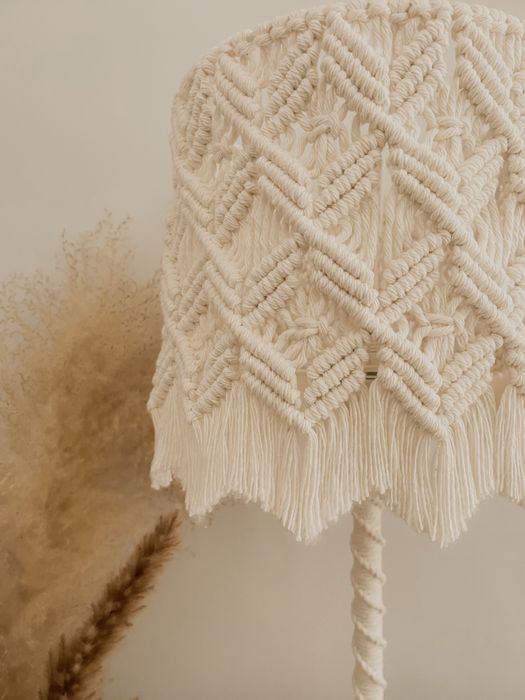 Sereno - lampa stojąca boho/japandi