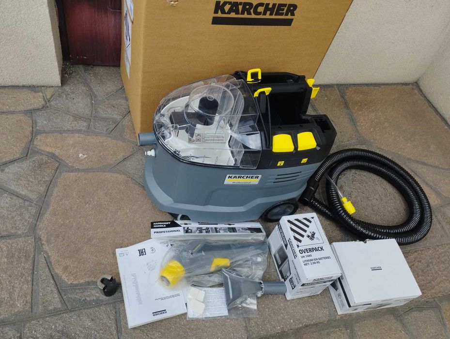 Bateryjny odkurzacz piorący karcher puzzi 9/1 BP NOWY!!!